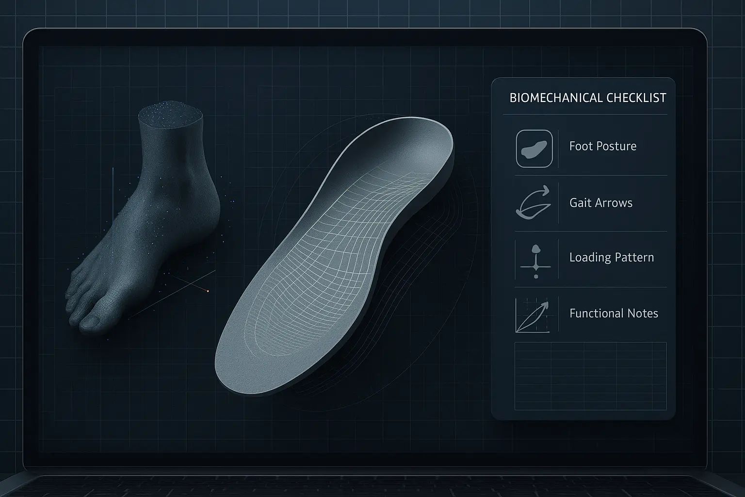Errores biomecánicos frecuentes al diseñar plantillas en CAD y cómo evitarlos
